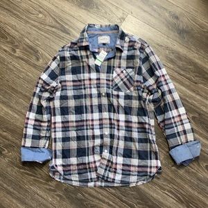 Flag & Anthem men’s button down collared shirt L